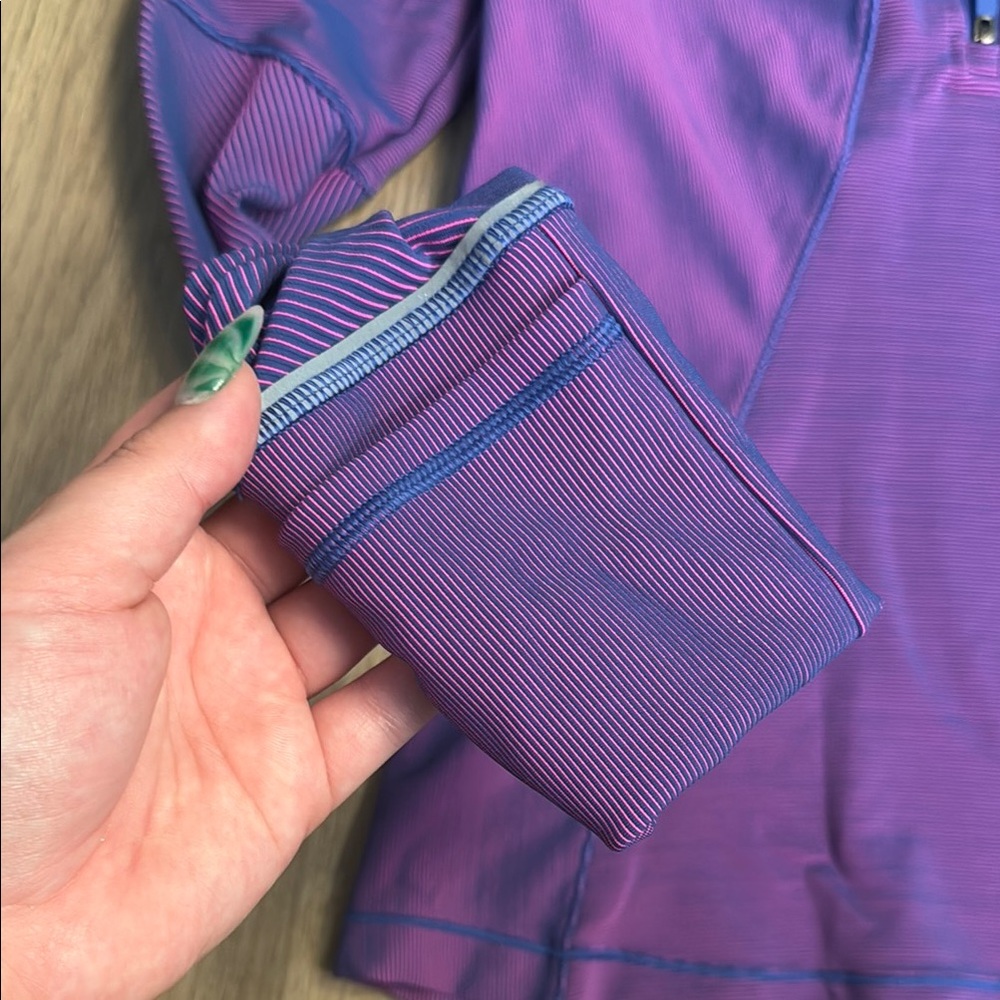 lululemon Purple 1/2 zip Jacket - Like New - Picture 2 of 5